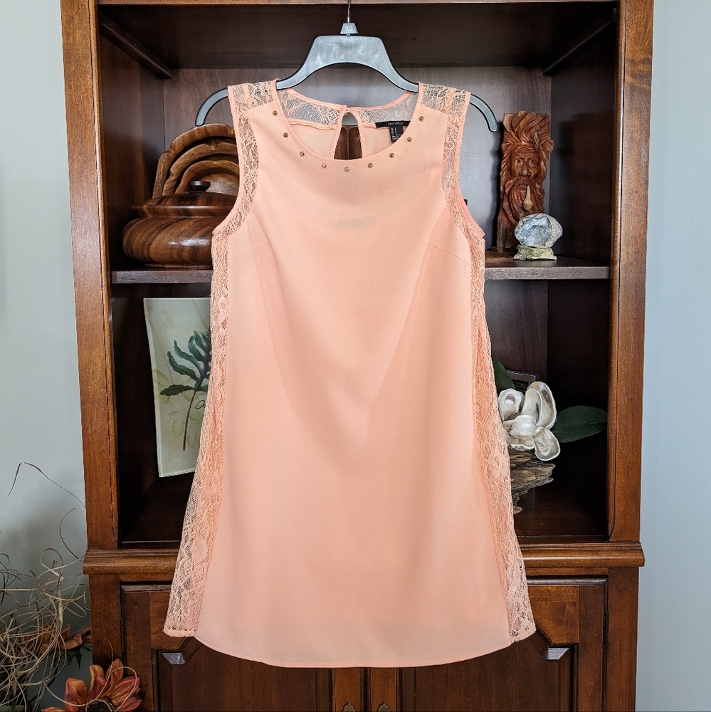 Forever 21  peach slip dress